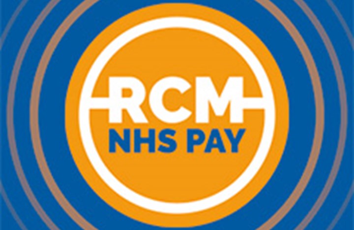 RCM NHS pay logo 