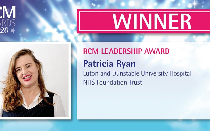 Midwife honoured with national Leadership Award from RCM
