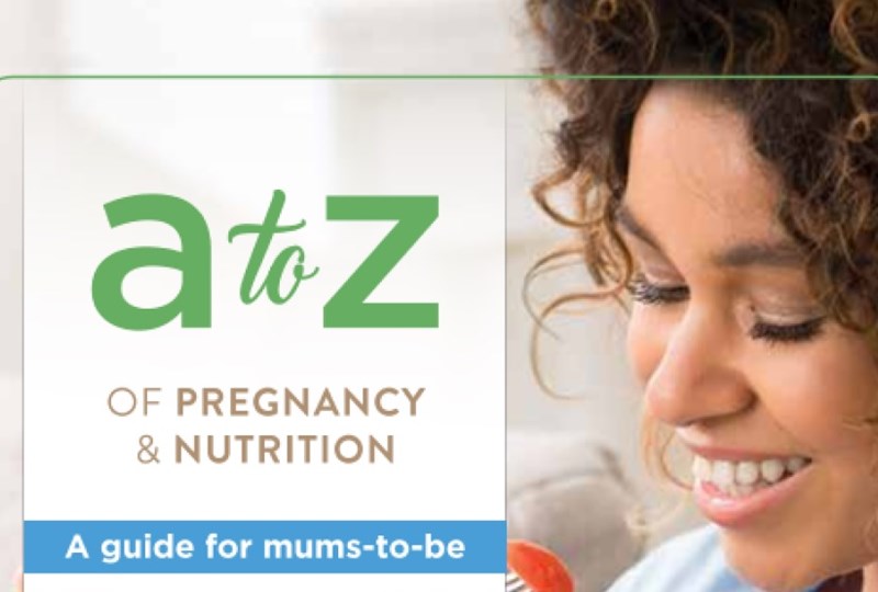 A to Z guide of pregnancy and nutrition cover