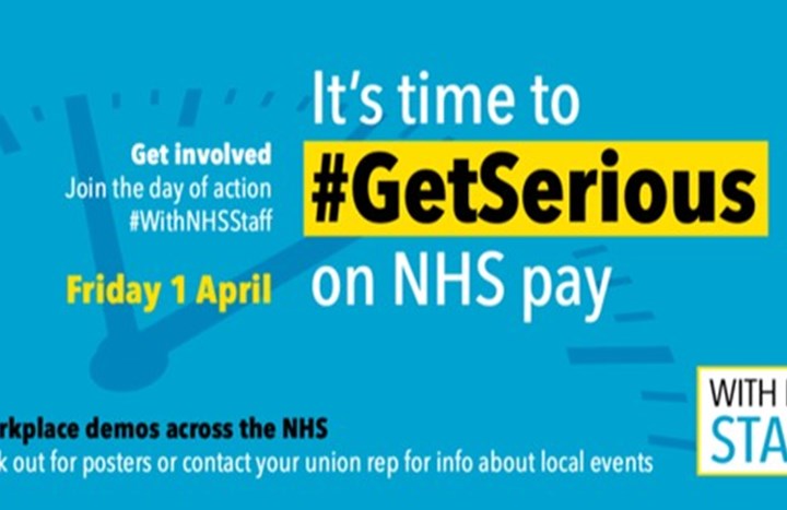 Calling all RCM Activists to support 1 April action on pay