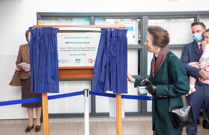  Royal visit for Grampian maternity unit from RCM Patron HRH The Princess Royal