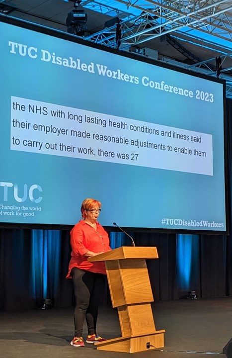 RCM calls for better support for disabled NHS staff in TUC motion